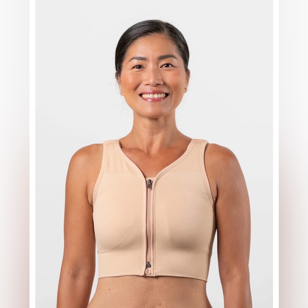 Prairie Wear Hugger Prima Compression Bra Wheat Beige Women’s Small